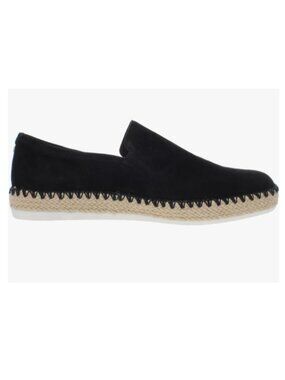 Dr Scholl's Black Suede Espadrille Slip-On Shoes size 7.5